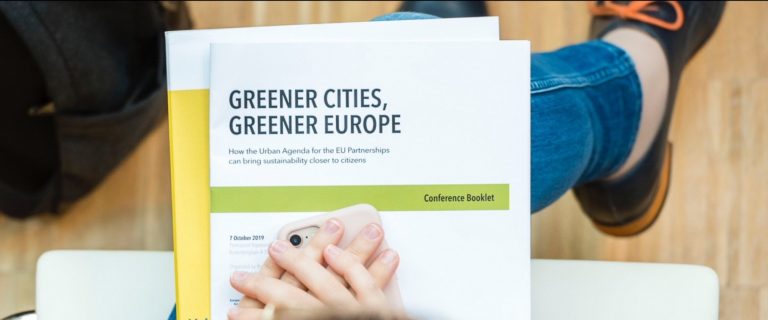 Voorkant van rapport Greener Cities Greener Europe