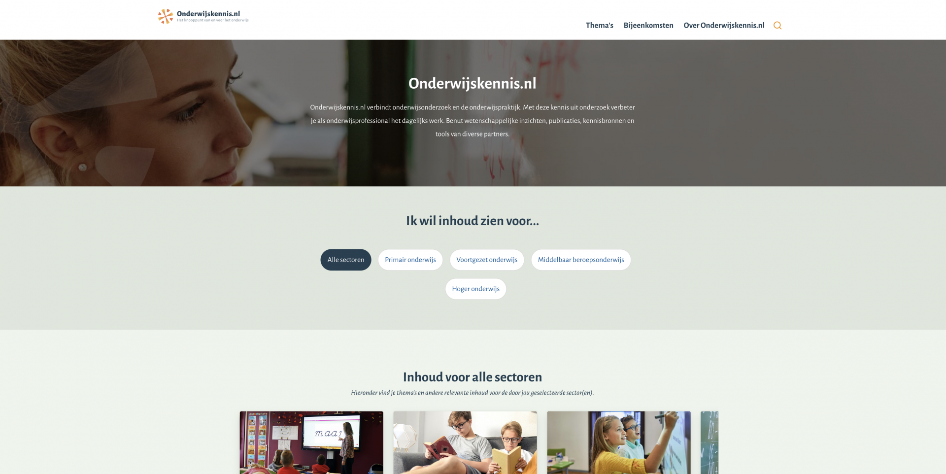 Website Onderwijskennis.nl
